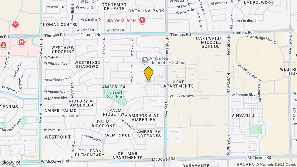 8420 W Lewis Ave Map and Location Details