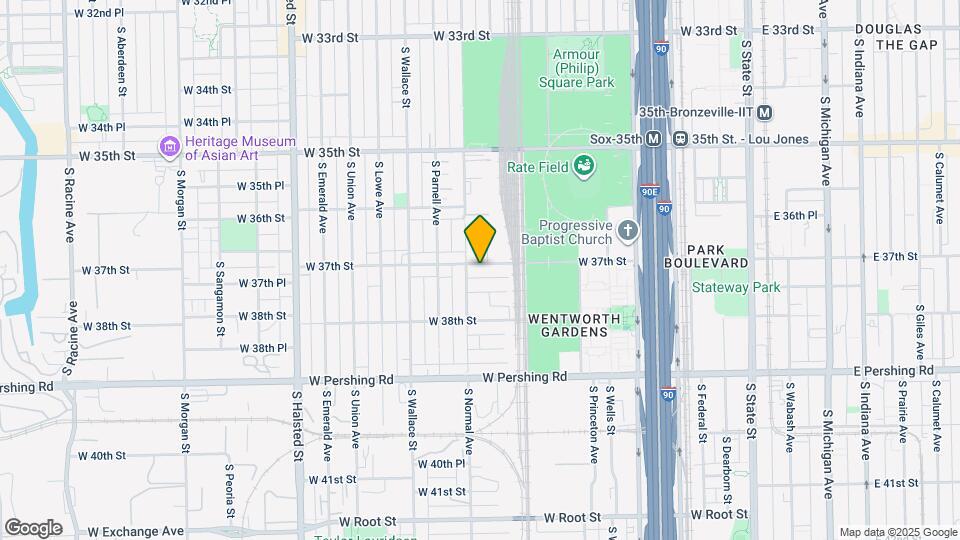 445 W 37th St, Unit 2 Map and Location Details