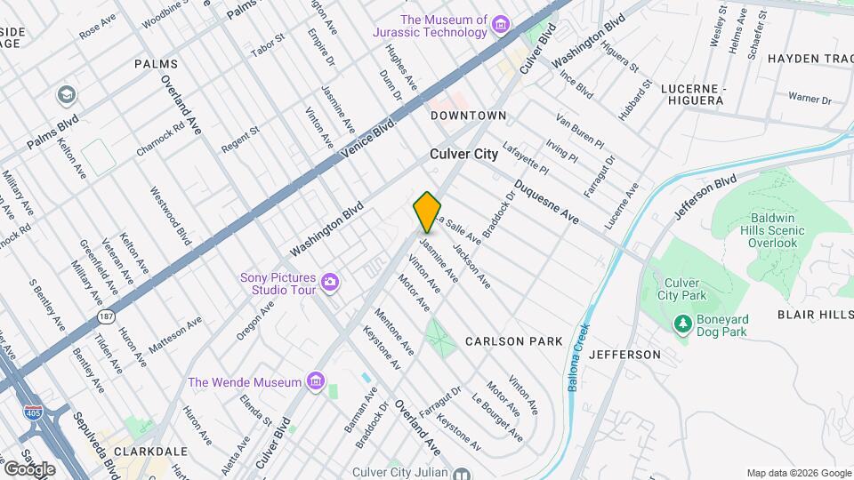 4114 Jasmine Ave, Unit 4114 Map and Location Details