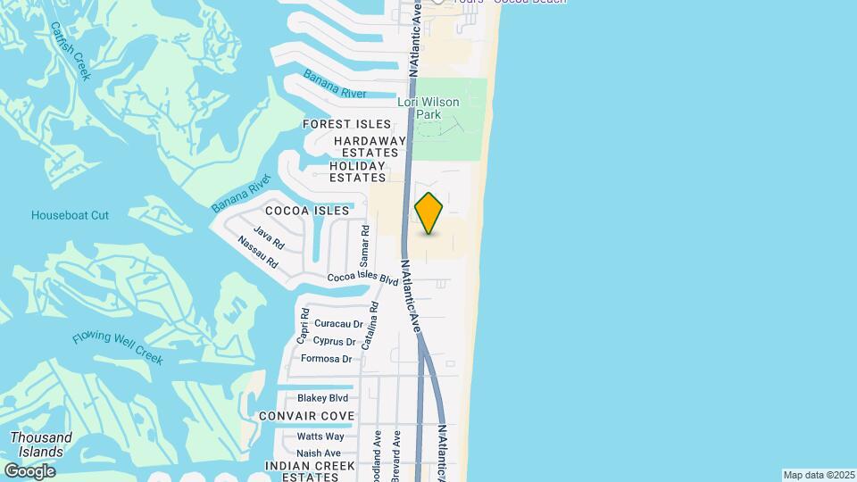 Ocean Landings Resort and Racquet Club Map and Location Details