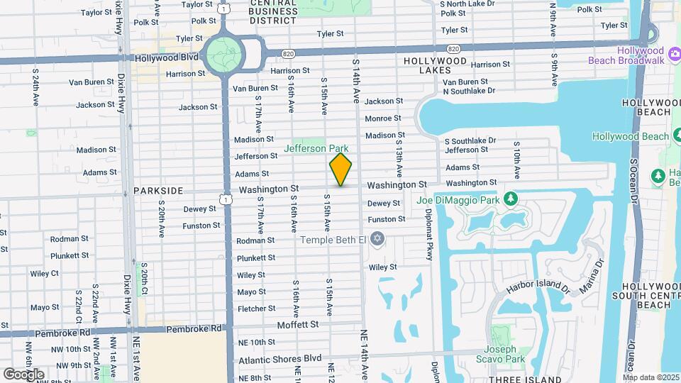 1430 Washington St Map and Location Details