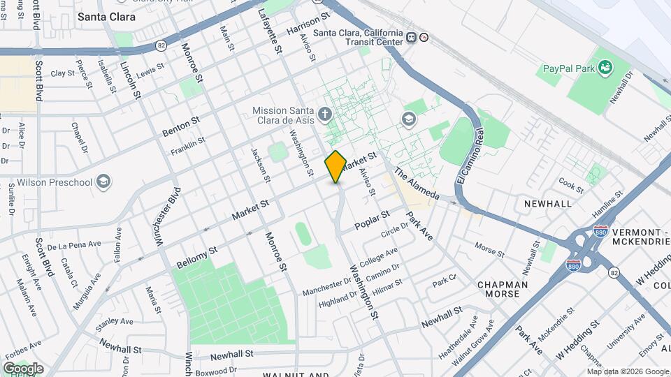 516 Lafayette St Map and Location Details