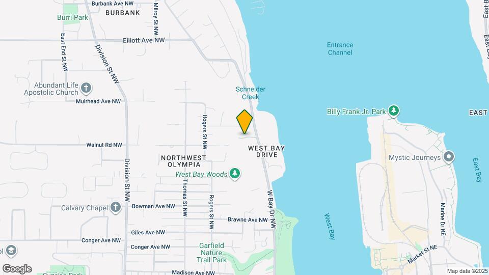 1421 W Bay Dr NW Map and Location Details