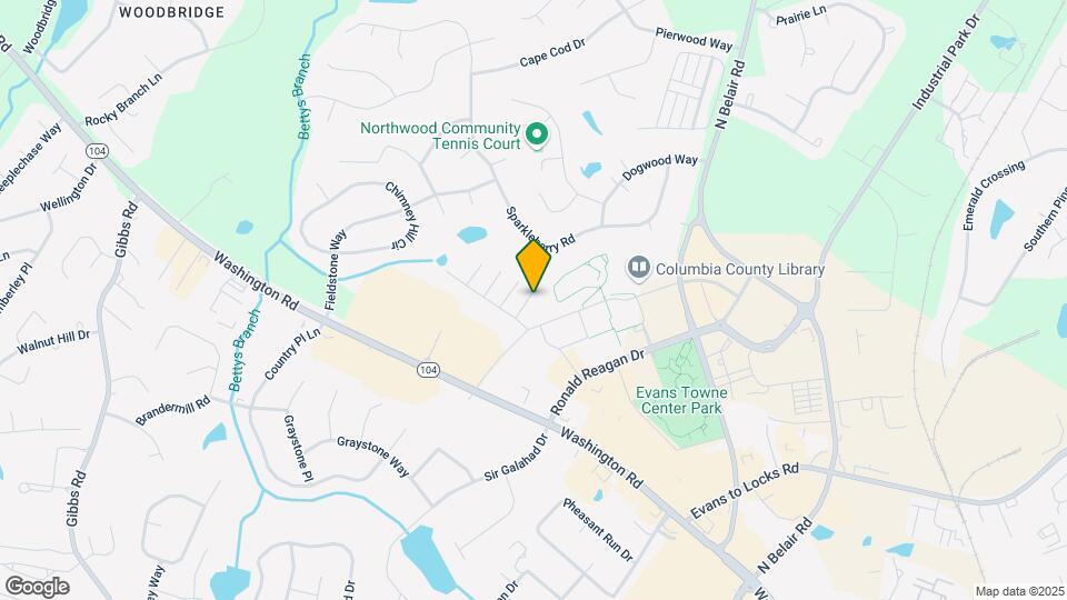 721 Faircloth Ct Map and Location Details