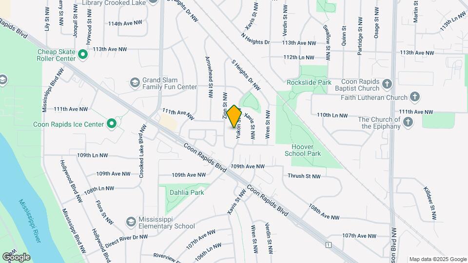 11030 Yukon St NW Map and Location Details