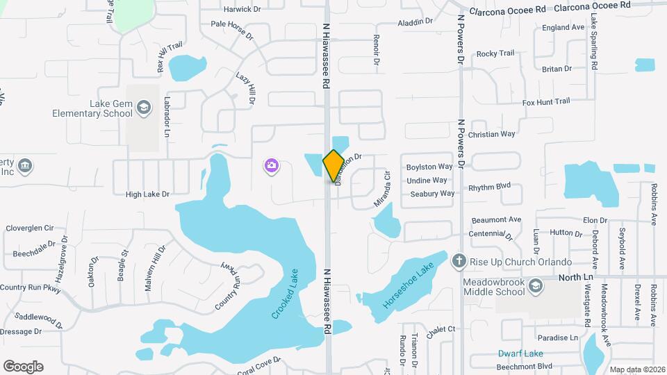 4712 Dandelion Dr Map and Location Details