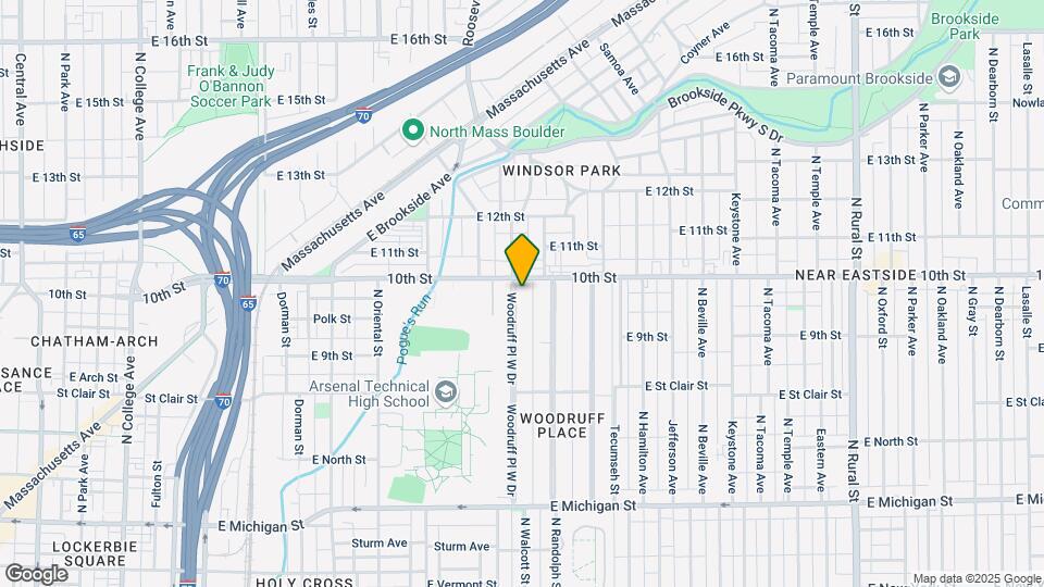 963 Woodruff Pl W Dr Map and Location Details