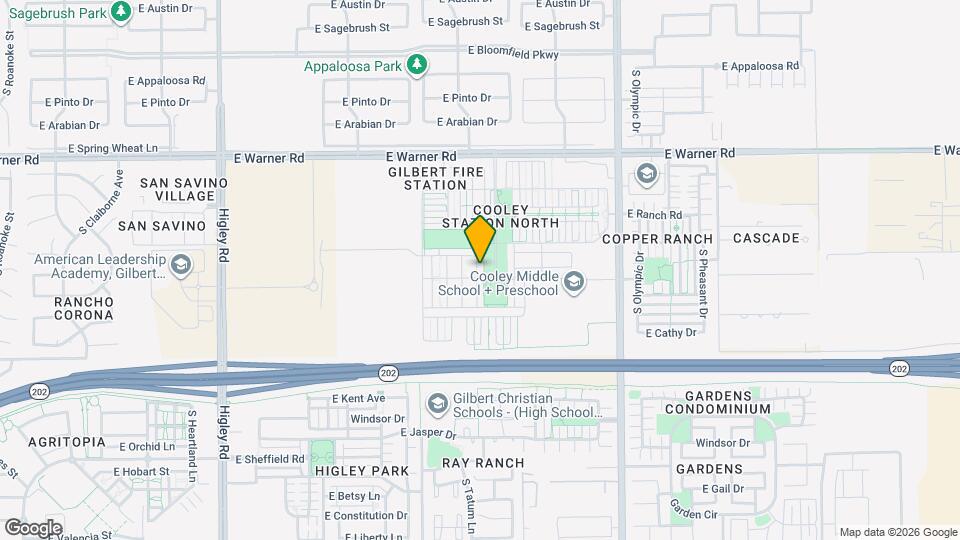 1035 S Agnes Ln Mapa y Detalles de la Ubicación