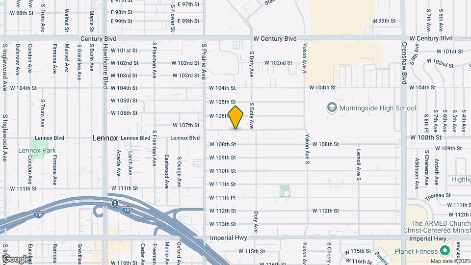 3840 W 107th St Map and Location Details
