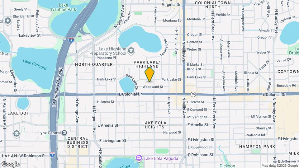 643 Woodward St Map and Location Details