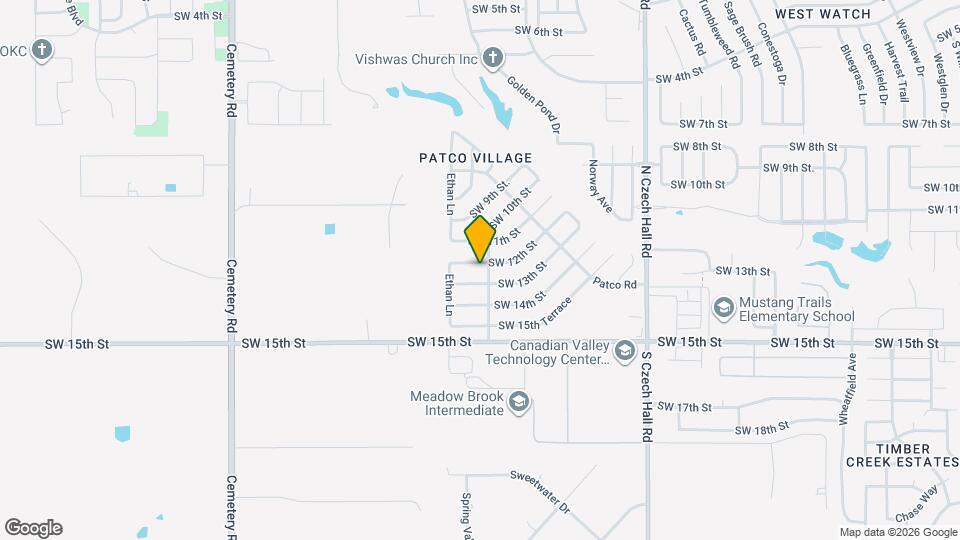12504 SW 12th St Mapa y Detalles de la Ubicación