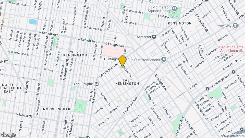 1837 E Sergeant St Mapa y Detalles de la Ubicación