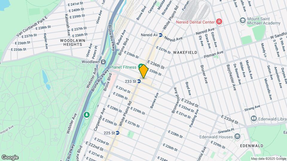 715-719 E 233rd St Map and Location Details