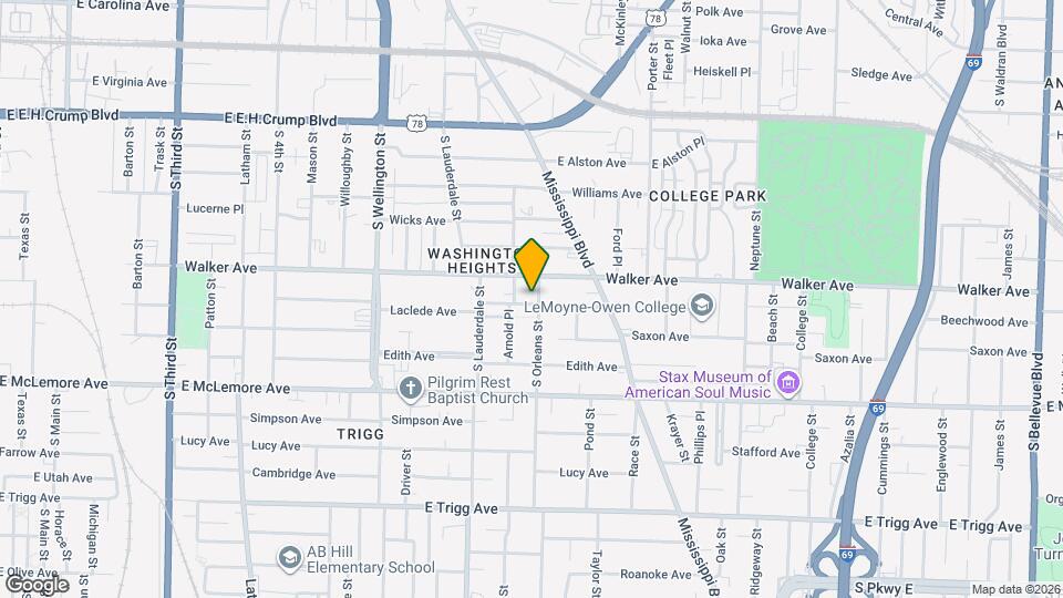 1041 S Orleans St Map and Location Details