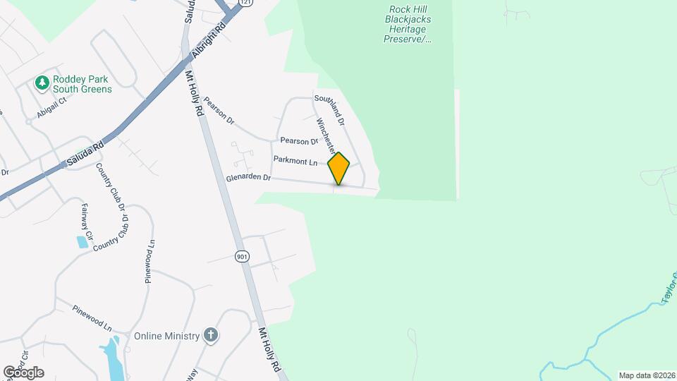 1204 Glenarden Dr Mapa y Detalles de la Ubicación