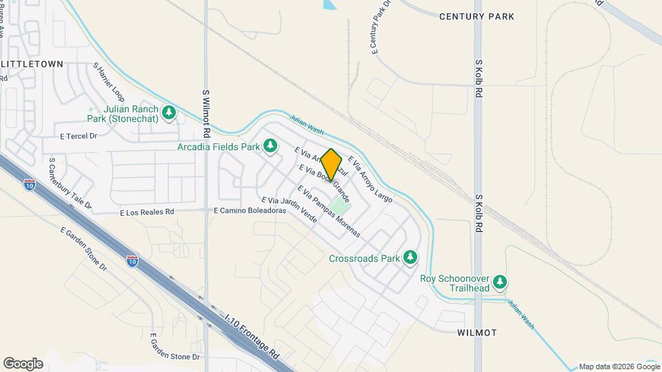 6688 E Via Boca Grande Map and Location Details