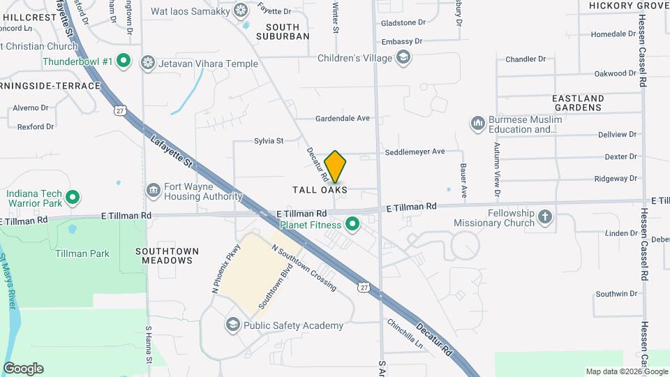 Woodside Apartments Map and Location Details