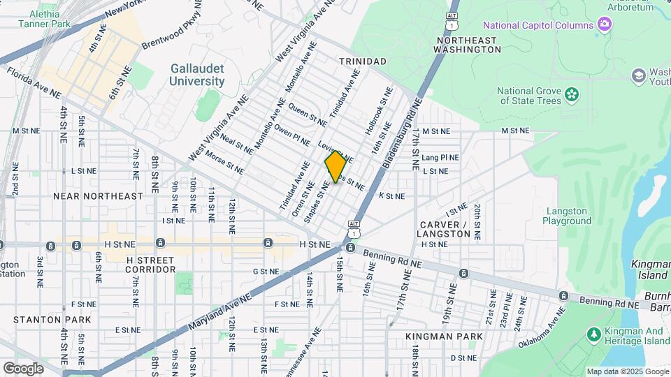 1314 Holbrook St NE Mapa y Detalles de la Ubicación