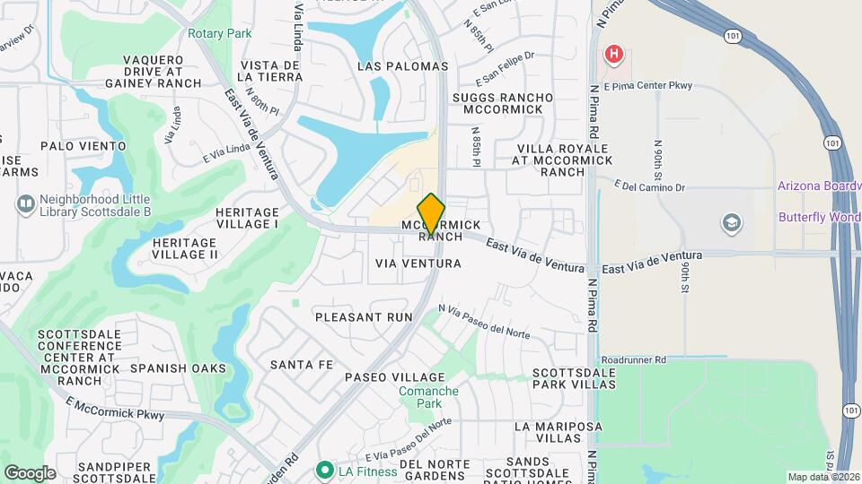 Parawest Management Map and Location Details