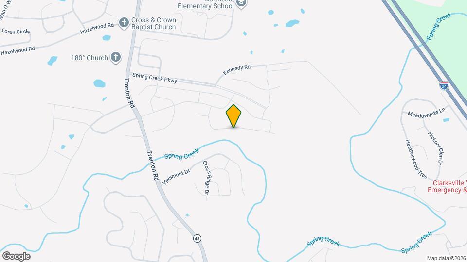 1166 Eagles Nest Ln Map and Location Details