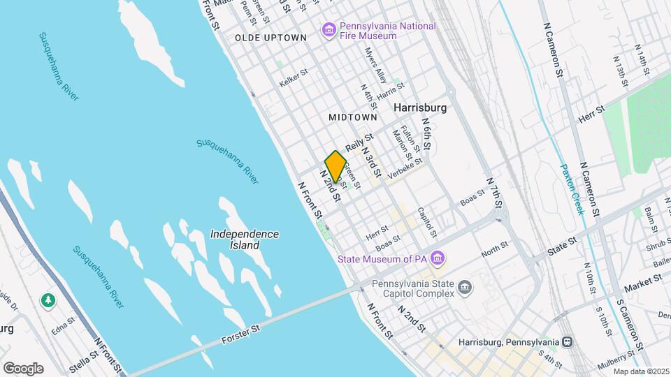 1333 N 2nd St Map and Location Details