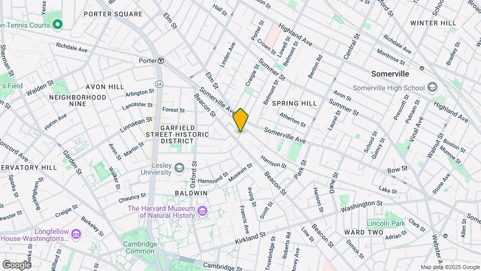 277 Beacon St, Unit #1 Map and Location Details