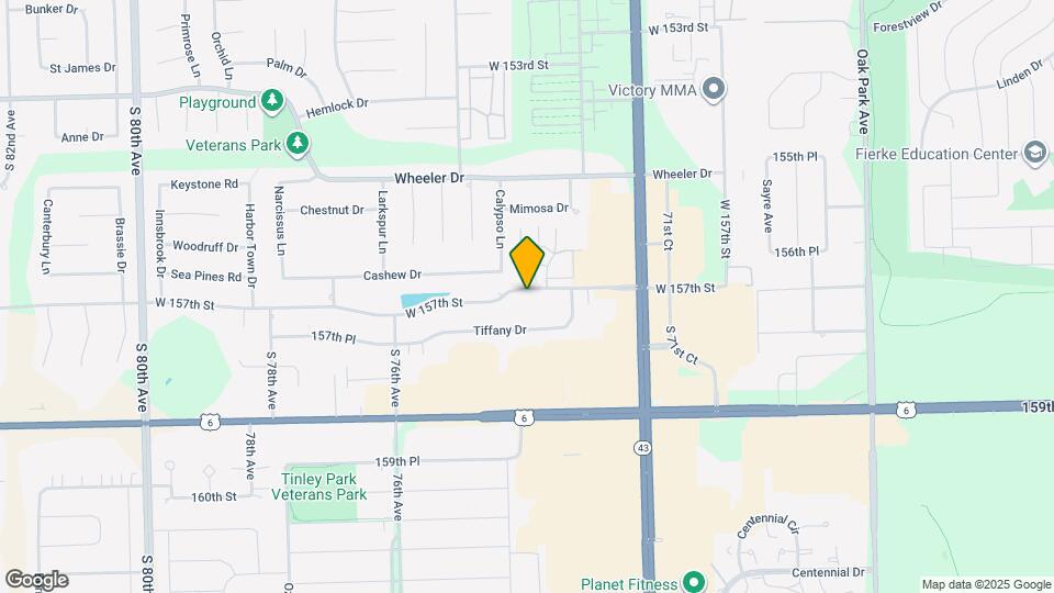 7335 W 157th St, Unit 1C Map and Location Details