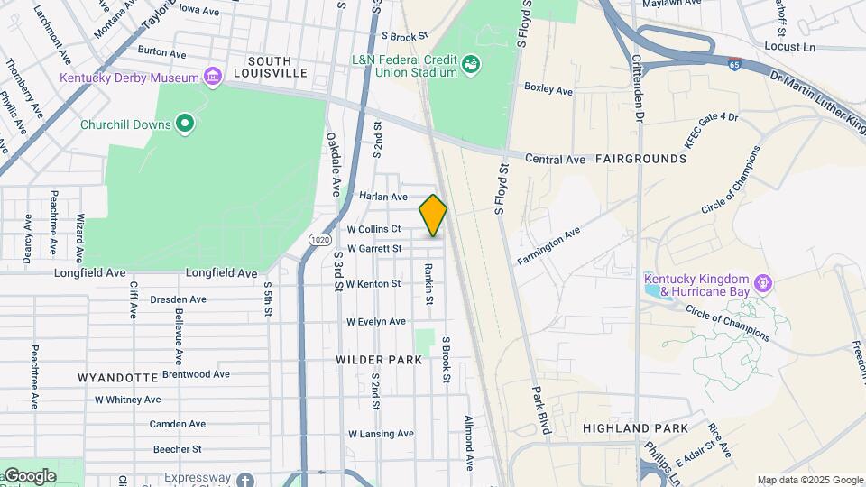 115 E Garrett St Mapa y Detalles de la Ubicación