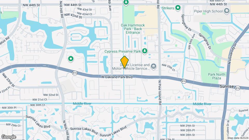 3555 NW 91st Ln Map and Location Details