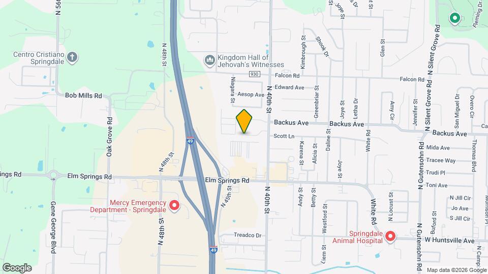 4077 Glenstone Terrace Map and Location Details