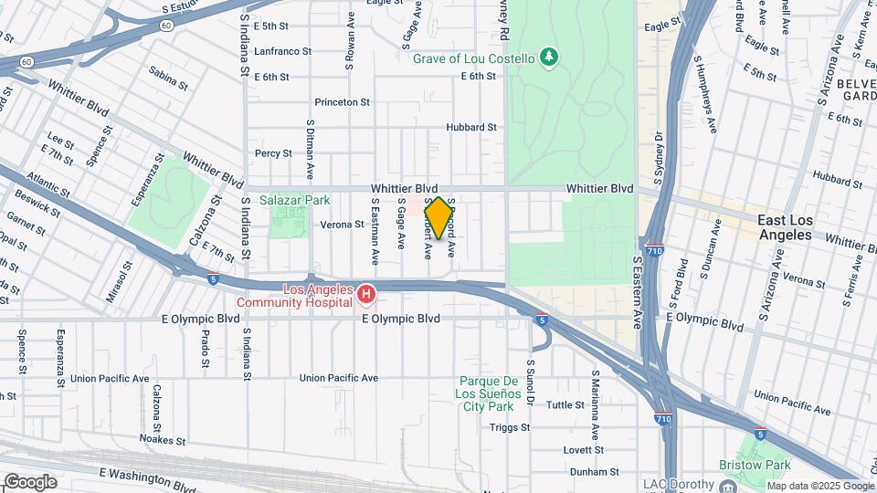 1034 S Herbert Ave Map and Location Details