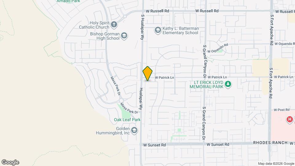 6124 Redstone Hls Dr Map and Location Details