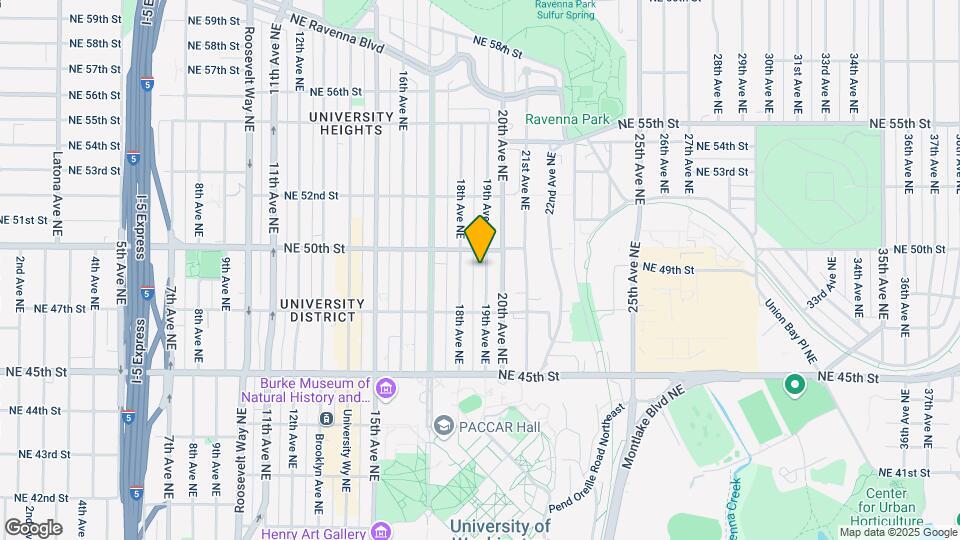 4733 19th Ave NE Mapa y Detalles de la Ubicación