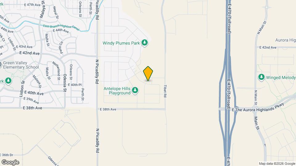 3940 N Rome St Map and Location Details