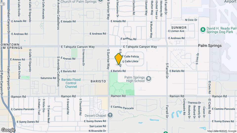 251 S Saturmino Dr Mapa y Detalles de la Ubicación