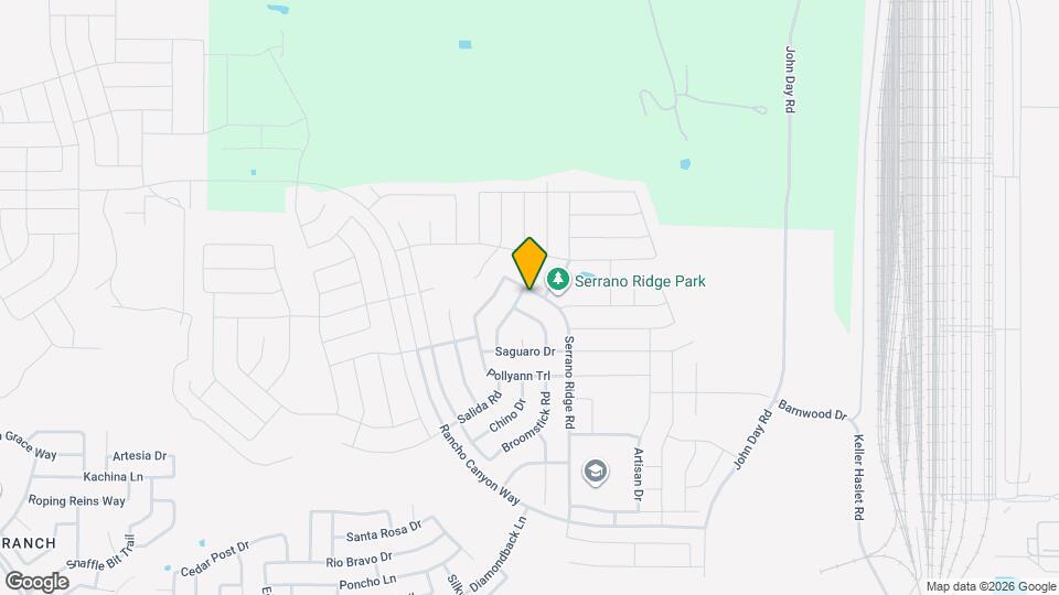 14557 Serrano Ridge Rd Map and Location Details