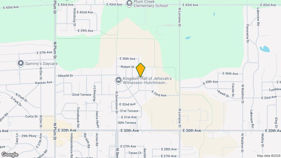 3404 Ridgewood Dr Map and Location Details