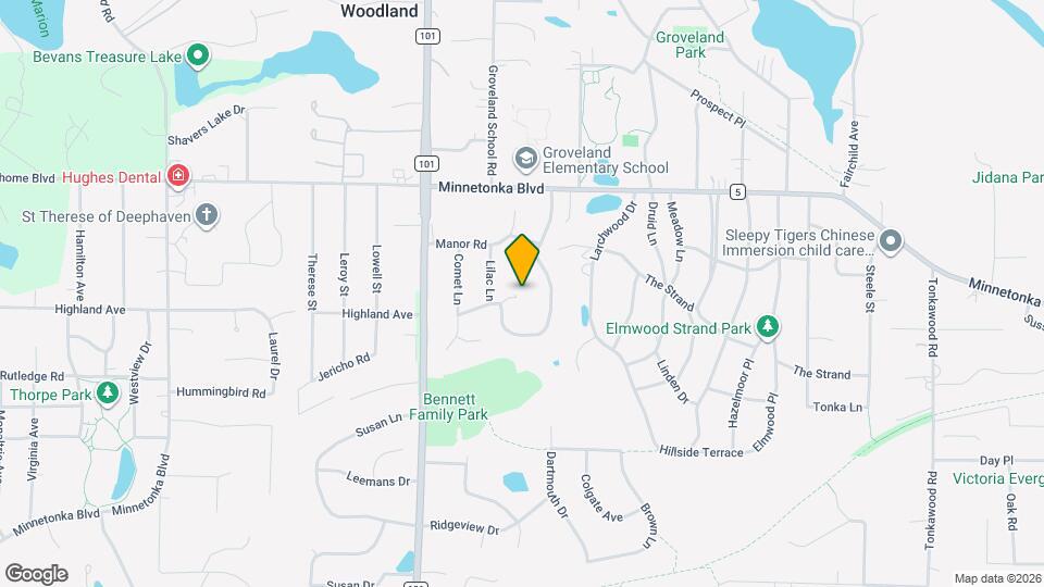 3632 Rainbow Dr Map and Location Details