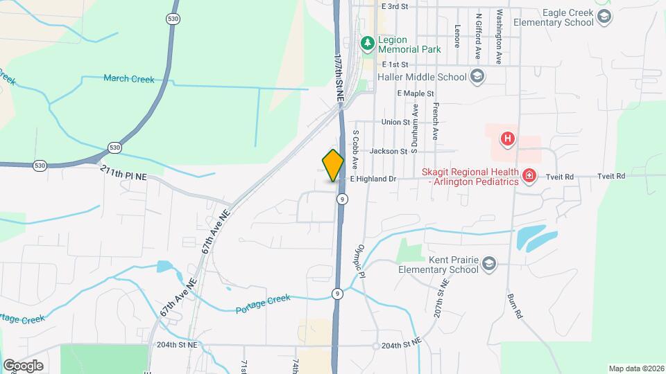 512 Hazel St Map and Location Details