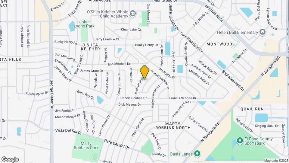 1753 Gregory Jarvis Dr Map and Location Details