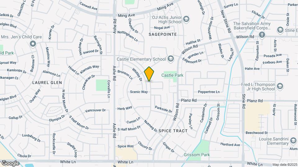 3029 N Half Moon Dr Map and Location Details