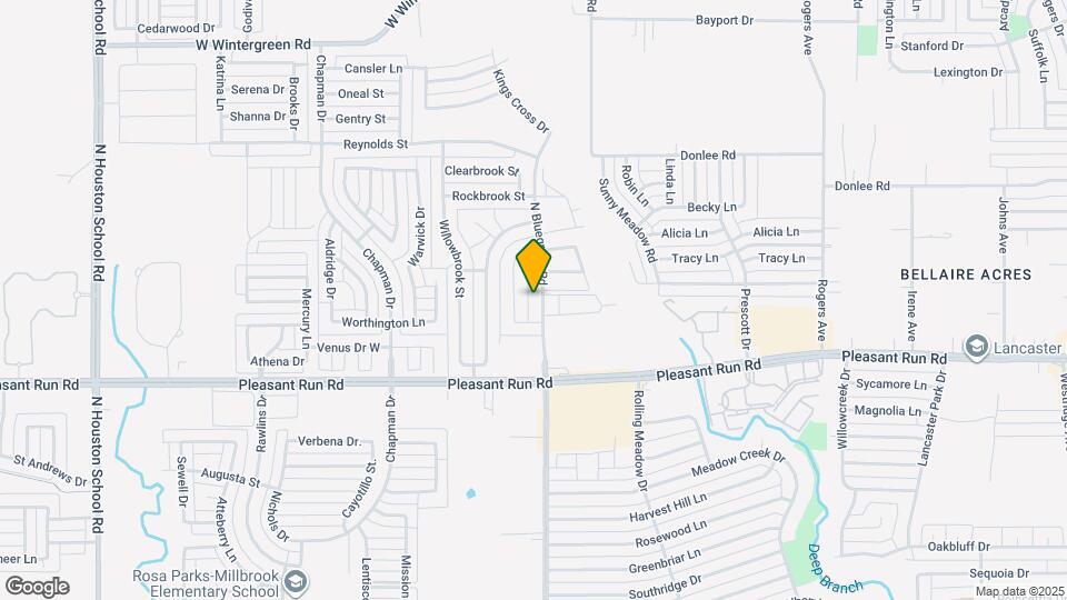 1437 N Bluegrove Rd Map and Location Details