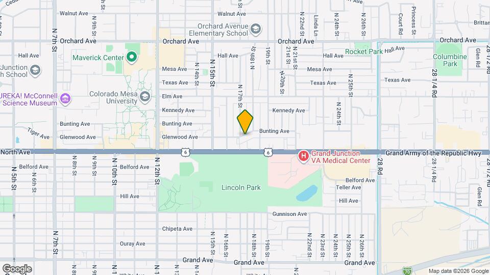 1725 Glenwood Ave Map and Location Details