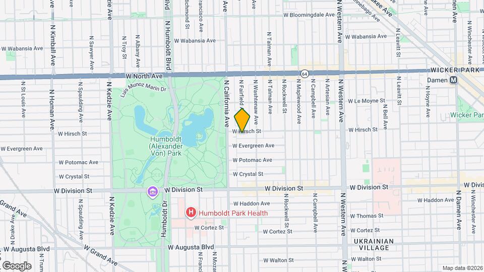 2729 W Hirsch St Mapa y Detalles de la Ubicación