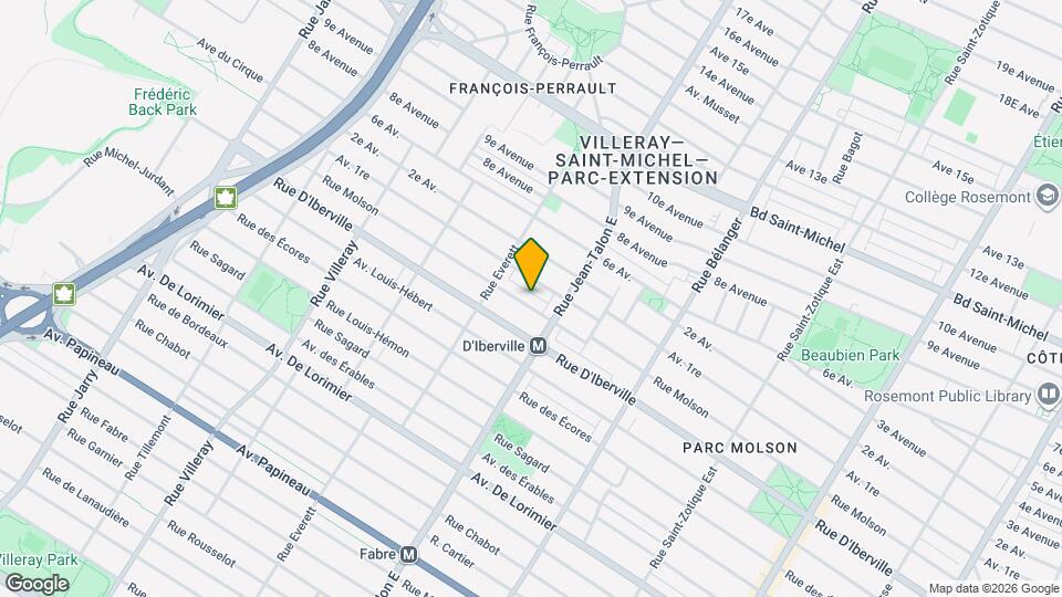 7215-7225 Molson Rue Map and Location Details