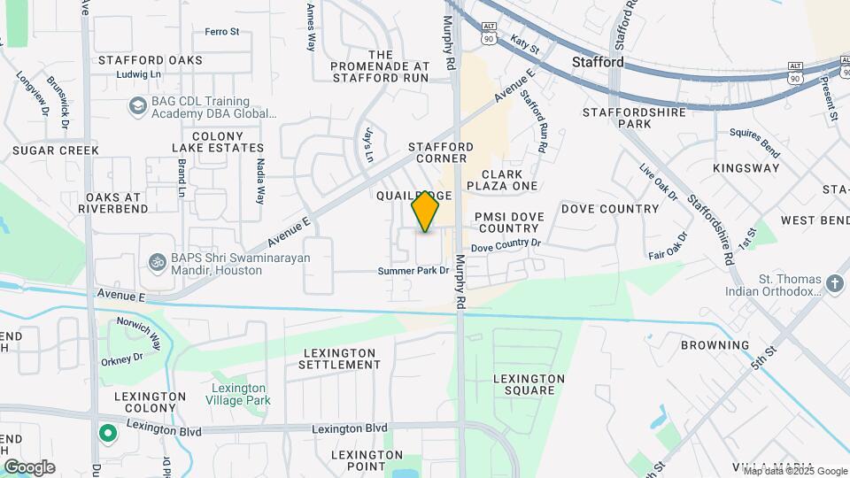 Avaya Stafford Map and Location Details