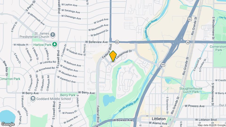 2850 W Centennial Dr Map and Location Details