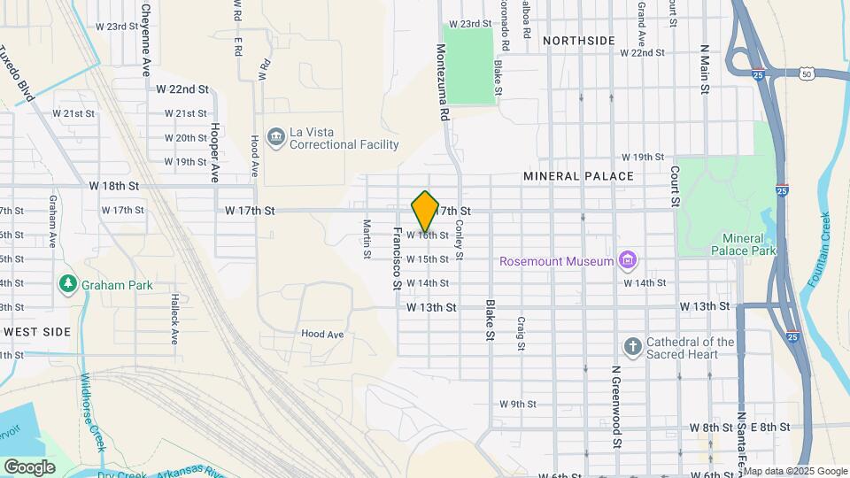 1102 W 16th St Map and Location Details