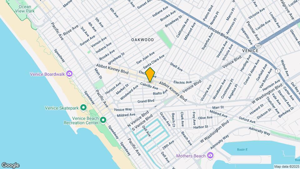 1423 Cabrillo Ave Map and Location Details
