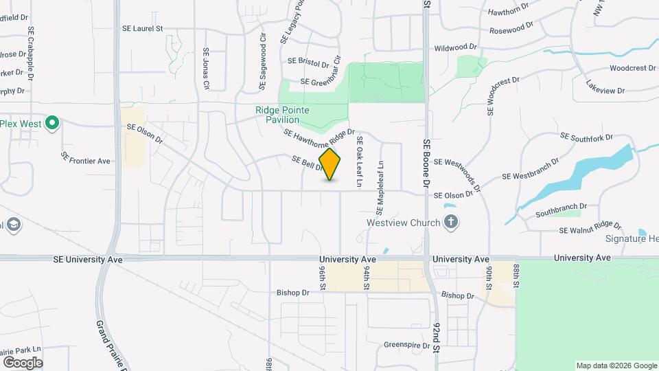1695 SE Olson Dr Map and Location Details